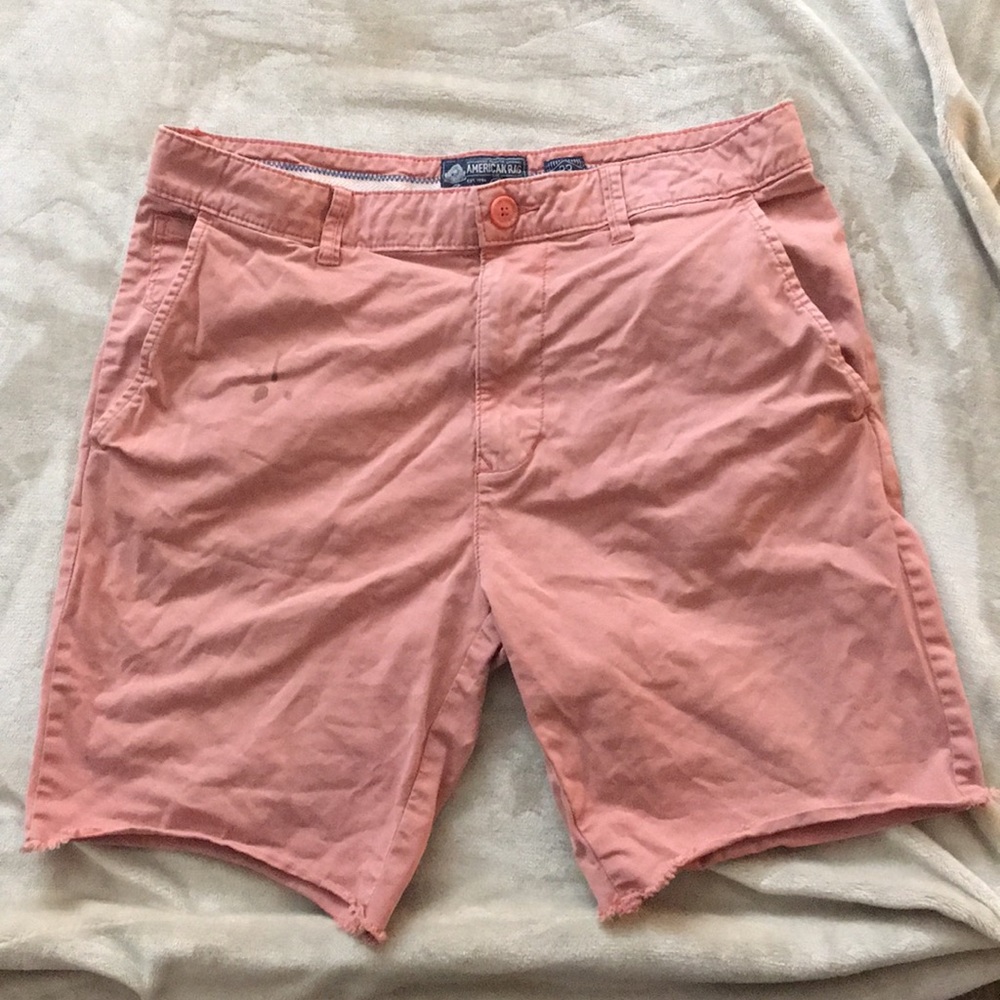 Coral colored shorts